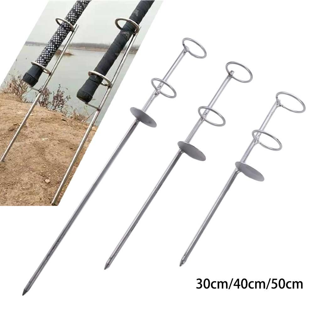 Fishing Rod Pod - Draagbare Hengel Houder Ondersteuning Roestvrijstalen Grond