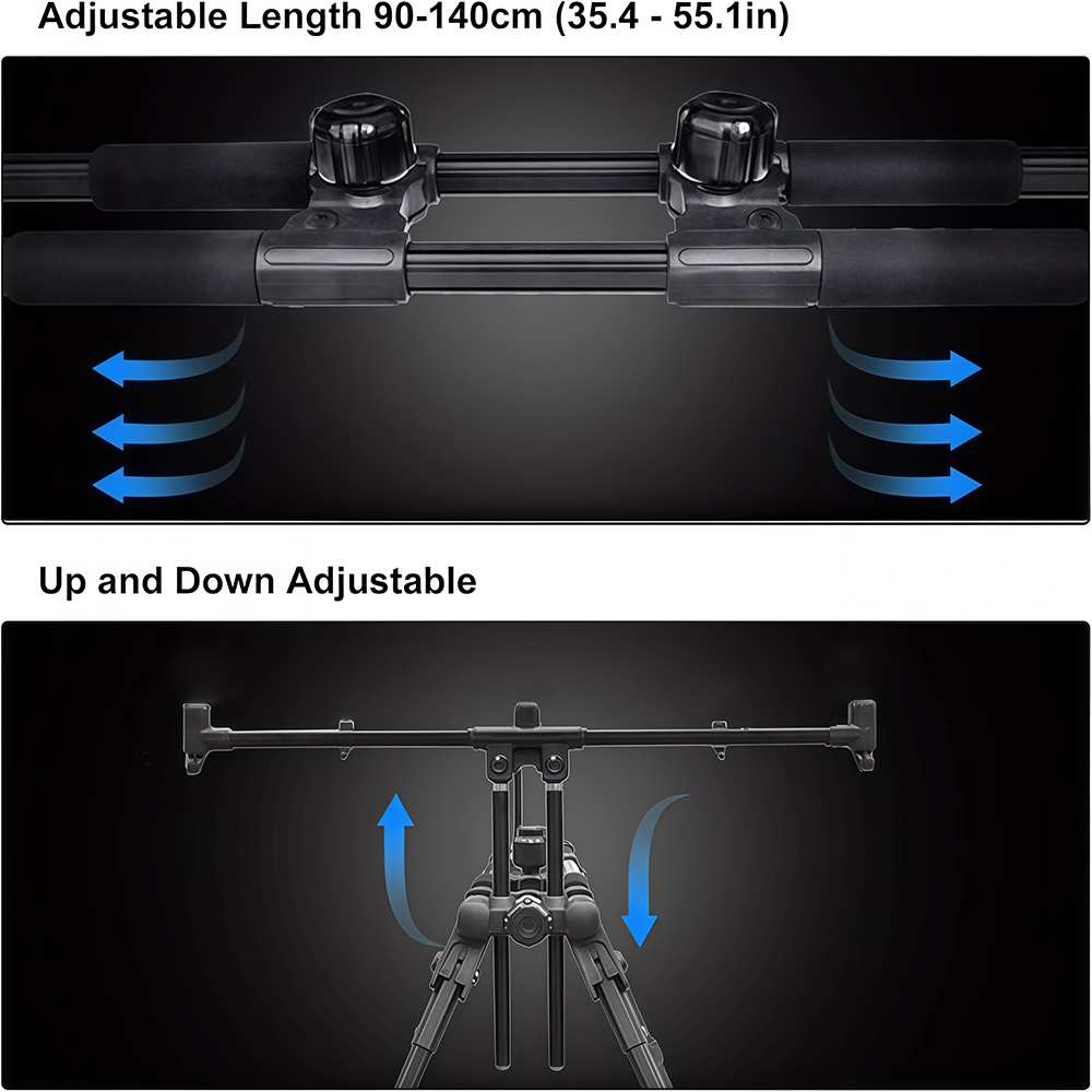 JSFUN Verstelbare hengelstanda - Fishing Rod Pod recensie en prijs