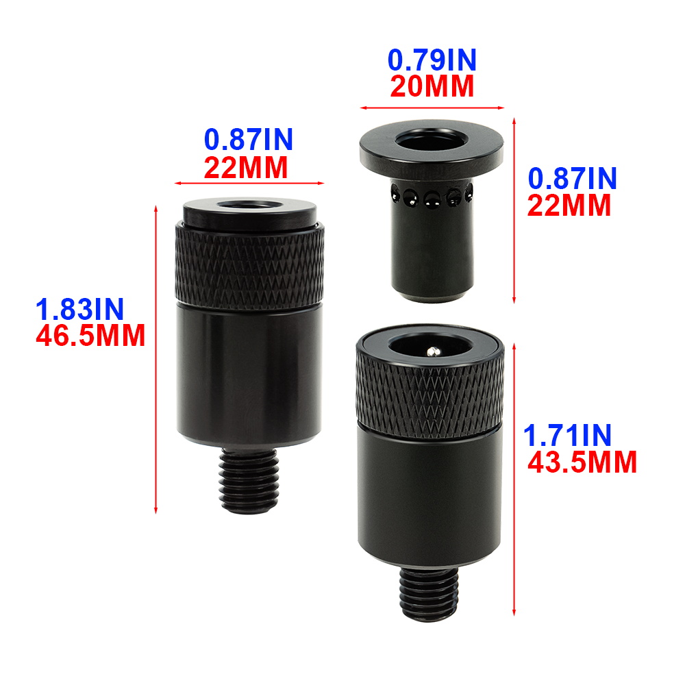 Hirisi 2 stuks snelwisselconne - Fishing Rod Pod recensie en prijs