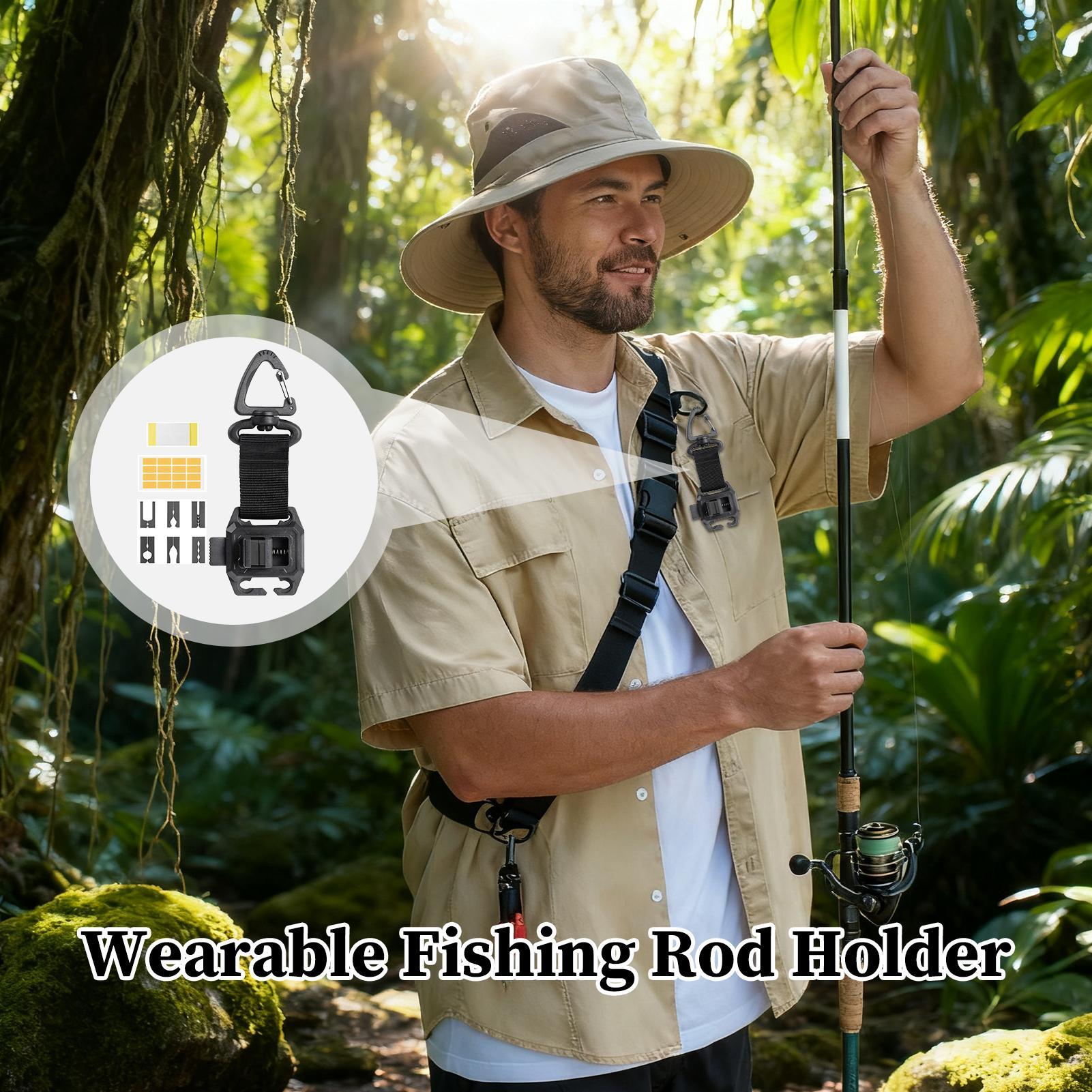 Draagbare hengelclips houder,  - Fishing Rod Pod recensie en prijs