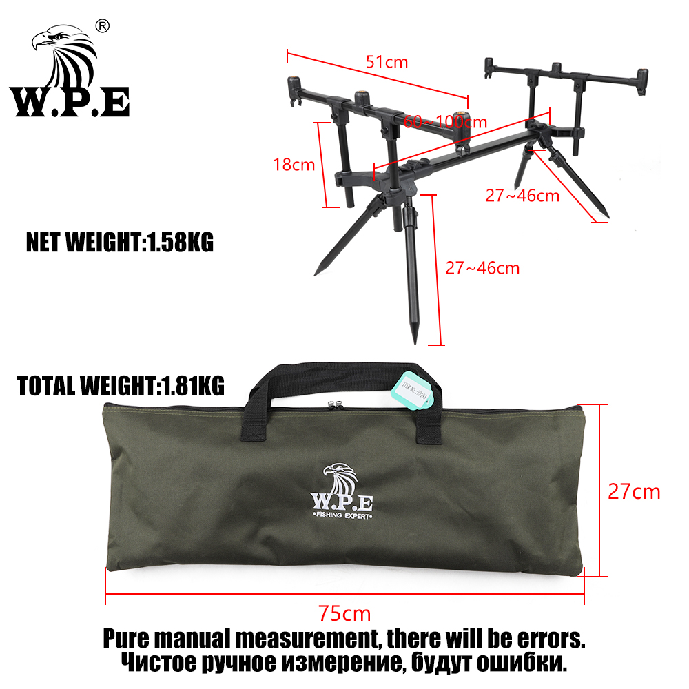 W.p.e Karper Hengel Houder Ver - Fishing Rod Pod recensie en prijs